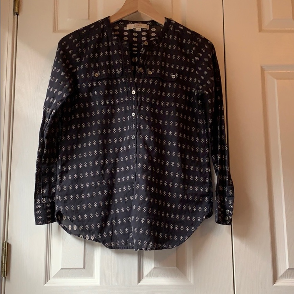 Loft Button Down Top - image 1